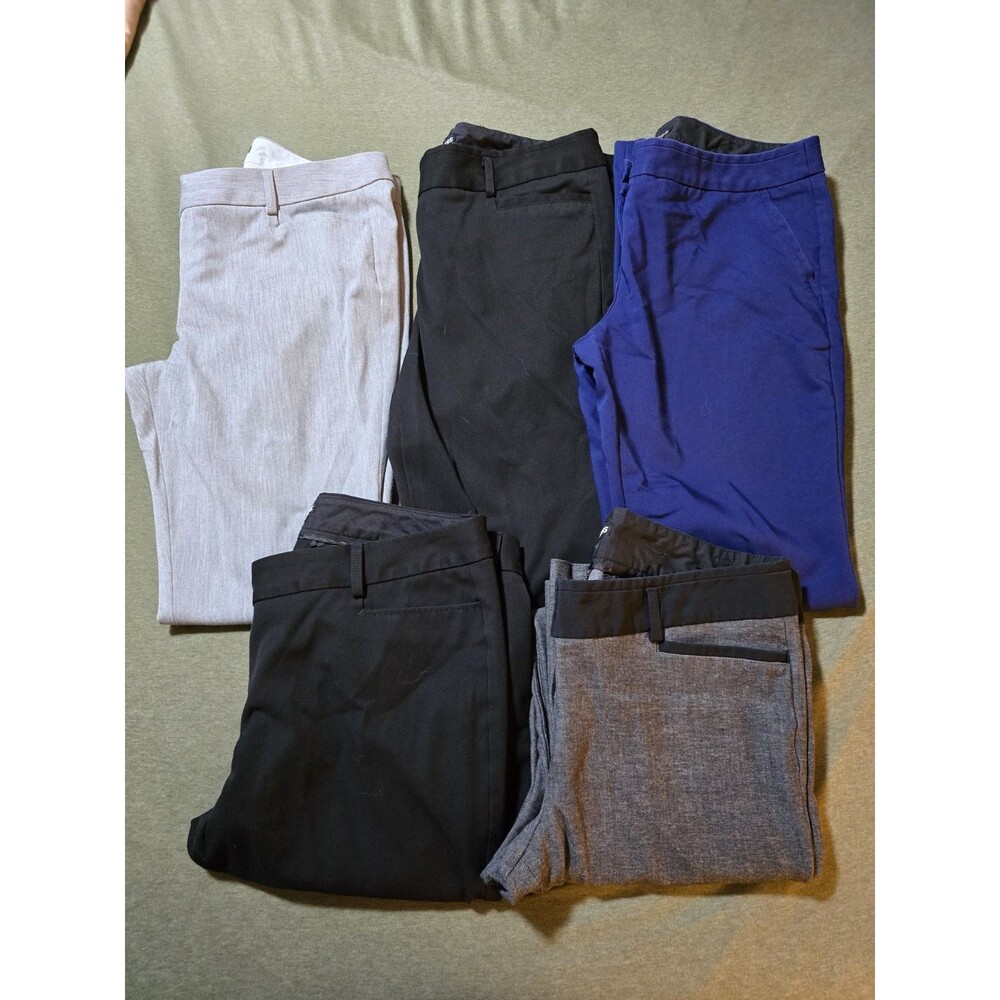Lot Of 5 Express Columnist 12L Dress Pants Womens Long. Work Pants Office